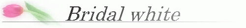 Bridal whie�^�C�g��